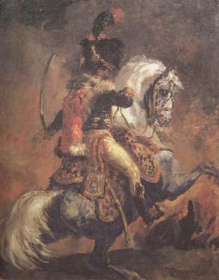 Theodore Gericault Chasseur of the Imperial Guard,Charging (mk10